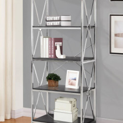 Metal storage shelf